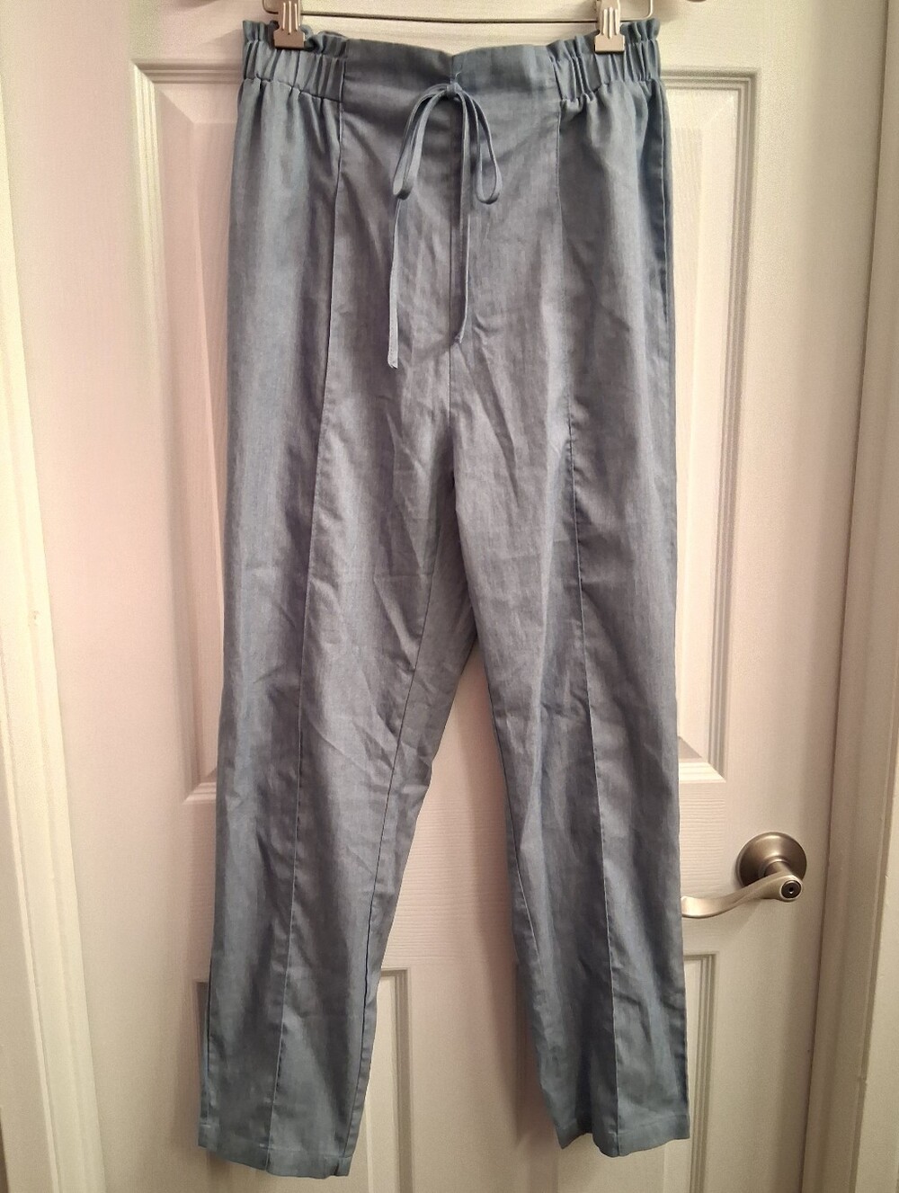 Shein Stretchy Waist Blue Pants Medium